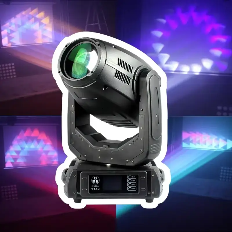 AOPU 10R 3In1 Beam 280w Stage Lights Moving Head Light Sharpy Gobo Beam Pattern Light for Concert Christmas — image 6