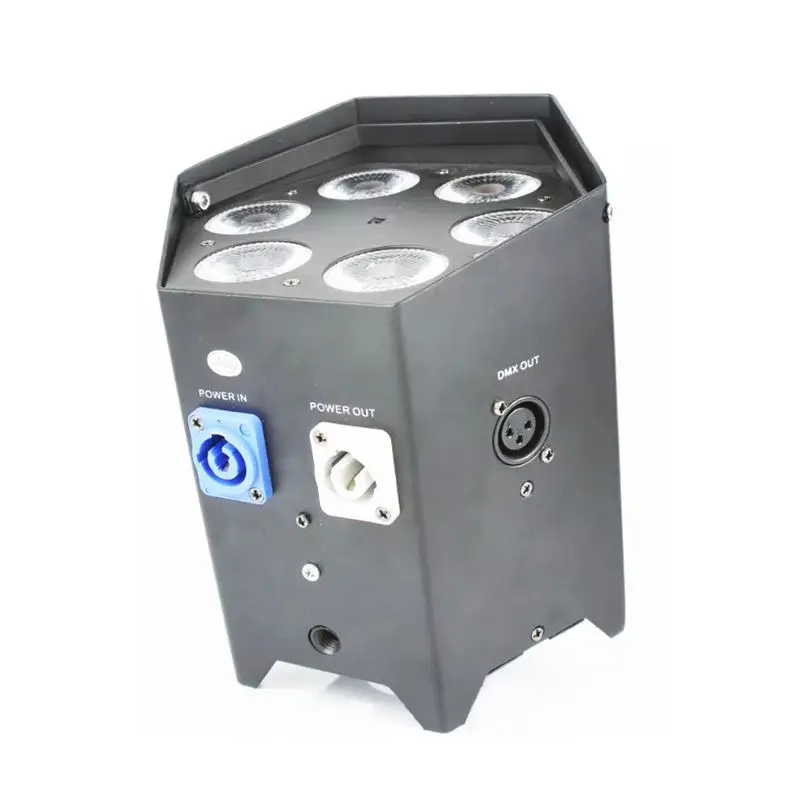 AOPU 6*18W RGBWA+UV 6In1 LED Battery Par Light Wireless Par Light Stage Lights for Party Bar Club Wedding — image 5