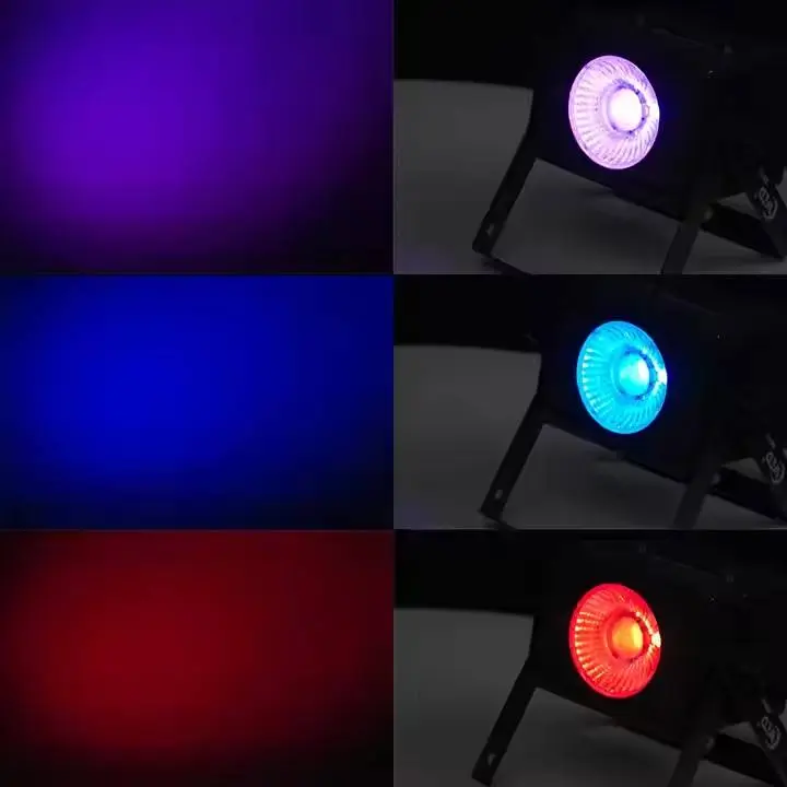 AOPU 50W 4In1 RGBW LED Par Lights 9 Led Par Can Stage Light Portable RGBW Par Light for Concert KTV DJ — image 4