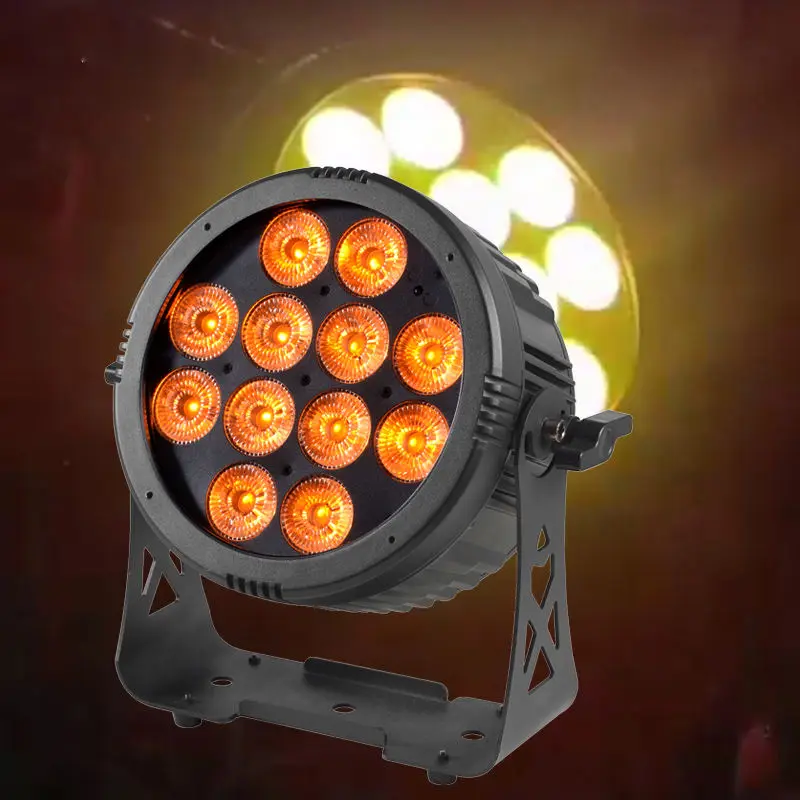 AOPU 12*18W RGBWA+UV 6IN1 Waterproof Led Par Lights Uplights Battery Wireless Stage Lights IP66 Outdoor Par Lights for DJ Party — image 7