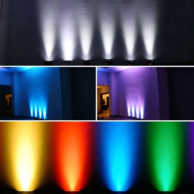 AOPU Sale by Bulk 3x18W RGBWA+UV 6 in 1 Battery Uplights Par Light Led Wireless Par Lights LED Stage Light for Wedding DJ Club — image 7