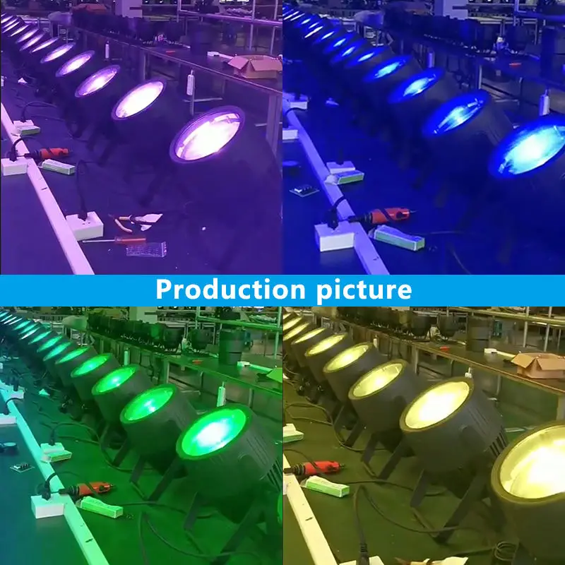 AOPU Customizable Waterproof 200W Led Rgbw 4In1 DMX Cob Led 200w Zoom Led Cob Zoom Par for Outdoor Events Stage — image 7