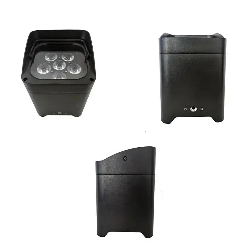 AOPU RGBWA UV Pae 6In1 Uplights Battery Wireless Stage Lighting Battery Power LED Par Light for Hall Events — image 6