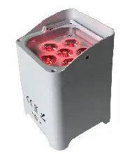 AOPU RGBWA UV Pae 6In1 Uplights Battery Wireless Stage Lighting Battery Power LED Par Light for Hall Events — image 7