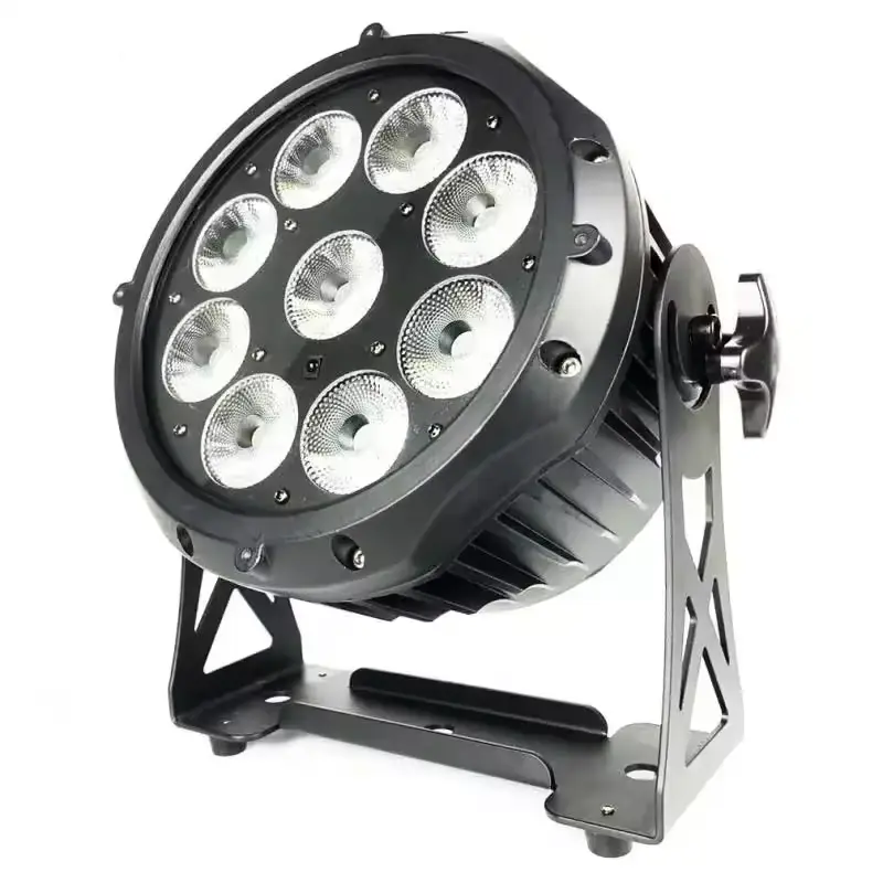 AOPU Waterproof 6In1 9pcs18W Uplights Battery Wireless Led Uplight Wireless Stage Light Led Par for Party Events — image 4