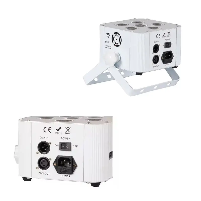 AOPU Wireless Control Uplight 6*18w LED Par Light Rgbaw+uv 6in1 Battery Uplight for Wedding Backdrop Wholesale — image 5