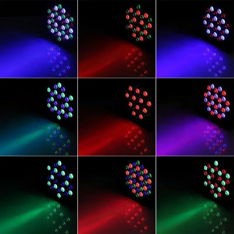 AOPU Wholesale 72W 36pcs Lamp Beads Par Light RGB DMX 512 Led Par Lights for Club Dj LParty Stage Light — image 7