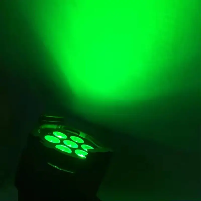 AOPU Factory Mini 7*10w Stage Lighting Equipment Led Par Par 64 Led Rgbw 4in1 Luces Led Par Light for Club Party — image 7