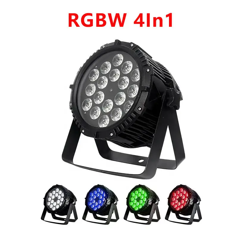 Waterproof 18x10w RGBW 4In1 LED Par Light IP65 for Events Restaurants Hotels Weddings DJ — image 3