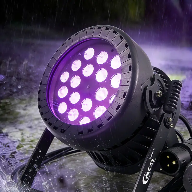 AOPU Waterproof 18x15 4In1 LED Par Lights IP65 RGBW Par Can Stage Light Suitable for Outdoors — view 1