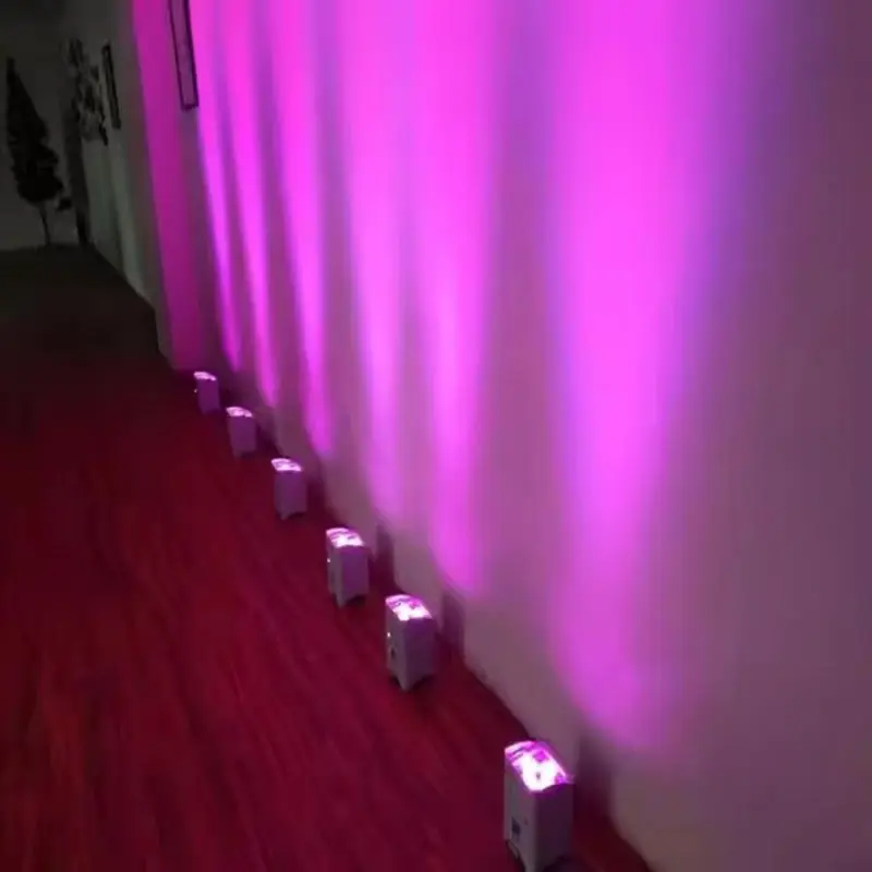 AOPU 4x18W RGBWA UV Battery Powered ProLights Smartbat Wireless LED Uplighter for Wedding DJ Disco — image 6
