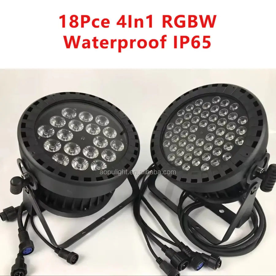 AOPU Waterproof 18x15 4In1 LED Par Lights IP65 RGBW Par Can Stage Light Suitable for Outdoors — image 4