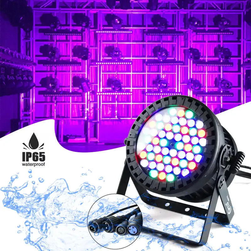 AOPU Outdoor 54x3w Led Par Light Waterproof Disco Party Event Par Led 54x3w Rgbw Dj Par Light — view 1