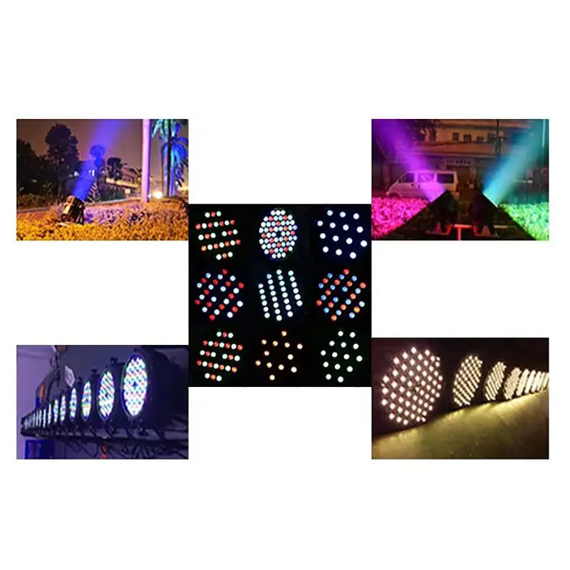 AOPU Waterproof Led Par Light IP65 54*3w 4In1 RGBW Stage Lights LED Par Light for Outdoor Concert — image 4