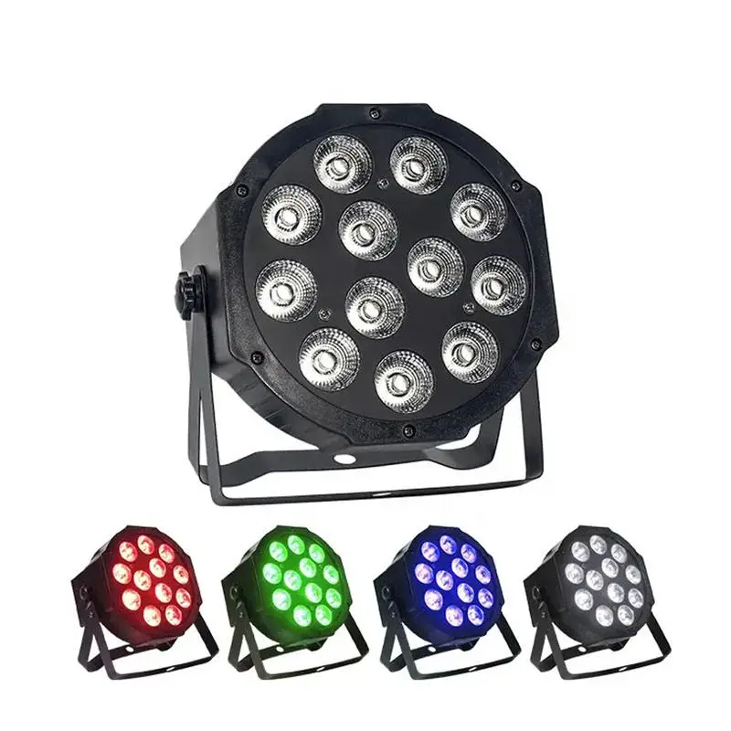 Stage Effect LED Par Light Dmx512 With Remote Control 24W 4 in 1 Rgbw 12 Led Par Light for Theater Auditorium Stage Bar — image 3