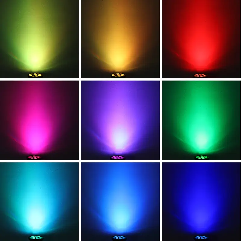Stage Effect LED Par Light Dmx512 With Remote Control 24W 4 in 1 Rgbw 12 Led Par Light for Theater Auditorium Stage Bar — image 7