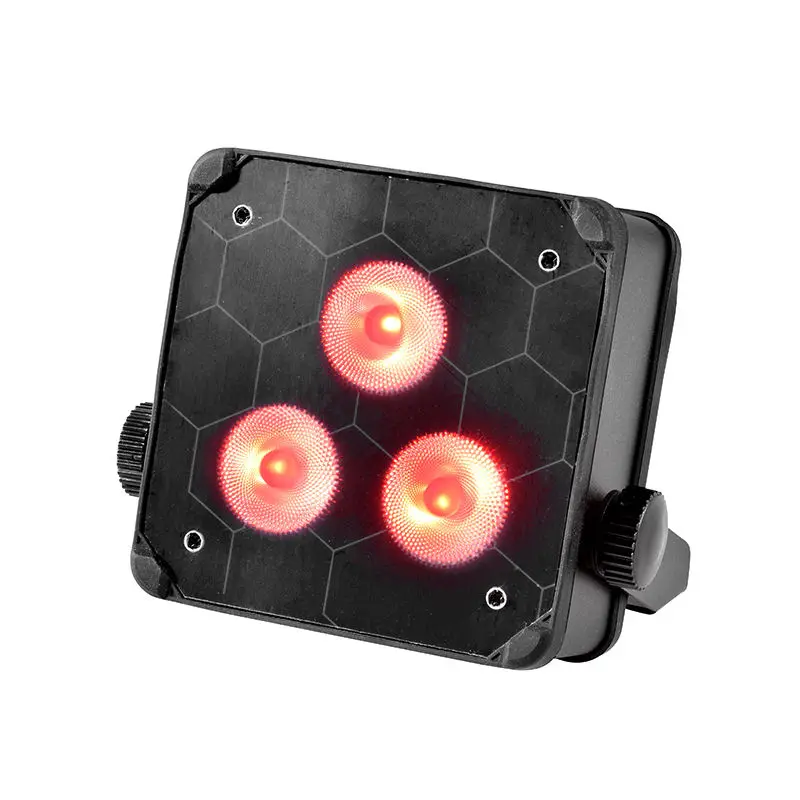 AOPU Factory 3*18W Battery Powered Led Par Light RGBA UV Led Uplight Battery Wireless Dj for Club Party Wedding — image 4