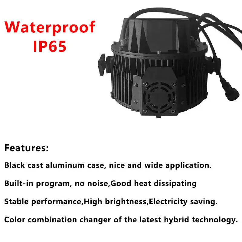 AOPU 4 Eye Light 4*50W Par LED CW WW IP65 Warm White Water Proof LED Par Light — image 4