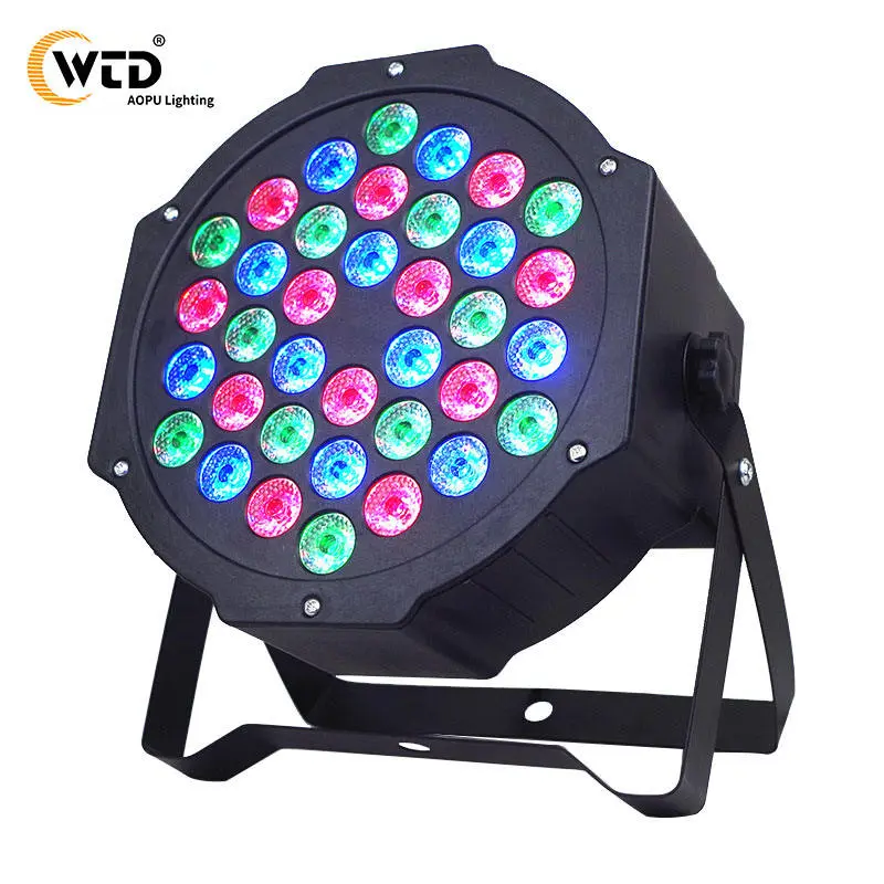 AOPU Hot Selling 36 LEDS Pars RGB 72W DMX 512 and Sound Active LED Stage Light Party Club DJ Lights — view 1