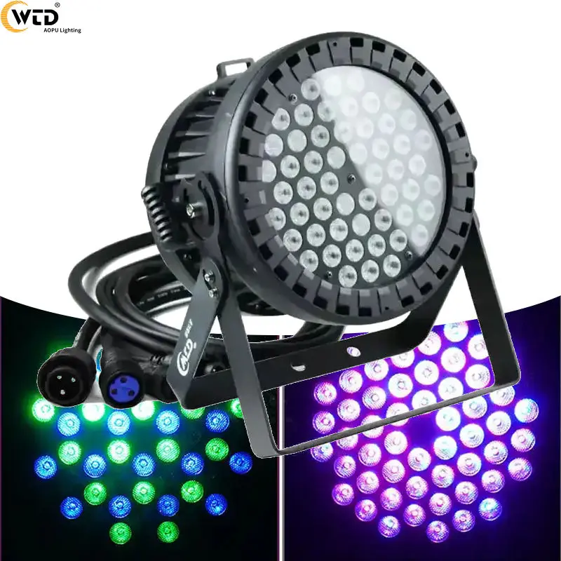 AOPU Professional Lighting 54*3w Indoor Rgbw Led Par Cans Light for DJ Disco Bar Nightclub Stage Lights — image 3
