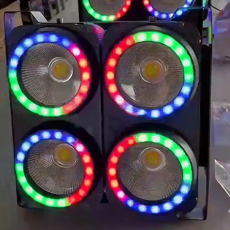 AOPU 4 Eyes Led Warm Par Cob Stage Blinder Light Dmx Audience Effect Audience Light Blinder for Concert — image 6