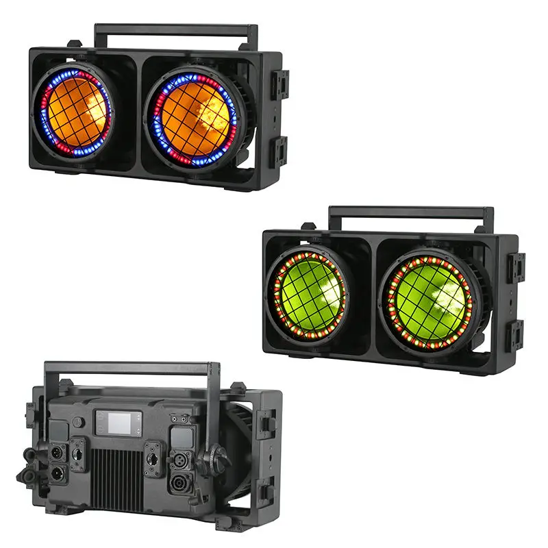 Outdoor Waterproof 500W RGBLAC OUTDOOR LED BLINDER LIGHT P65 Piecable for Concerts Party Concerts Outdoor Weddings — image 4