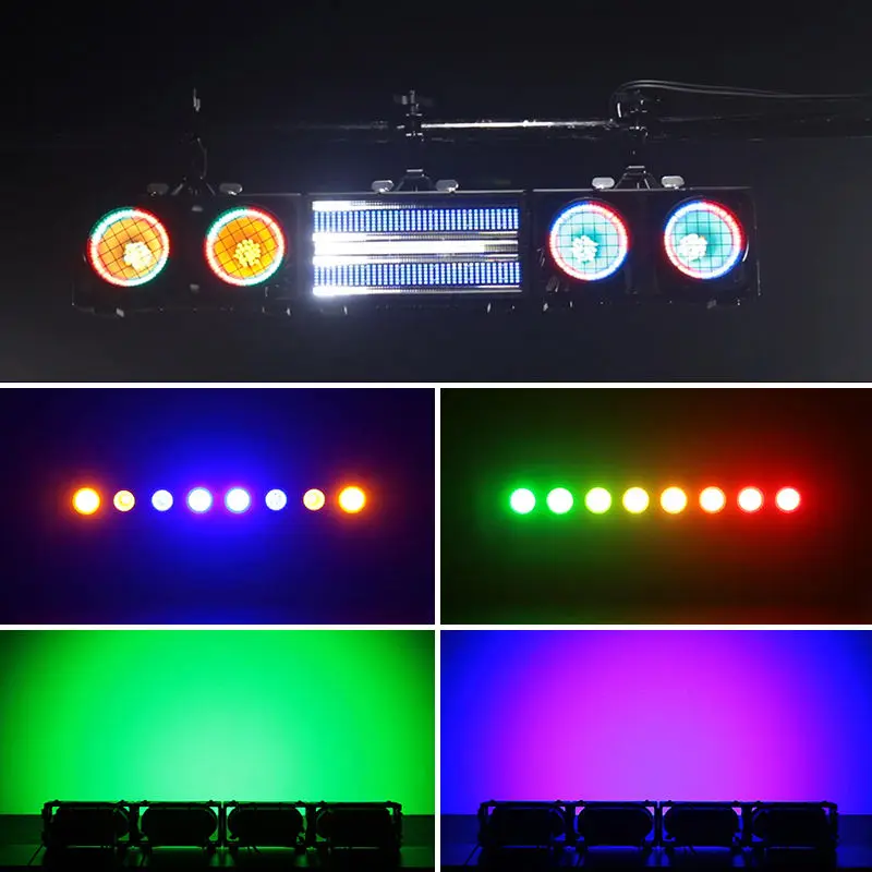Outdoor Waterproof 500W RGBLAC OUTDOOR LED BLINDER LIGHT P65 Piecable for Concerts Party Concerts Outdoor Weddings — image 6