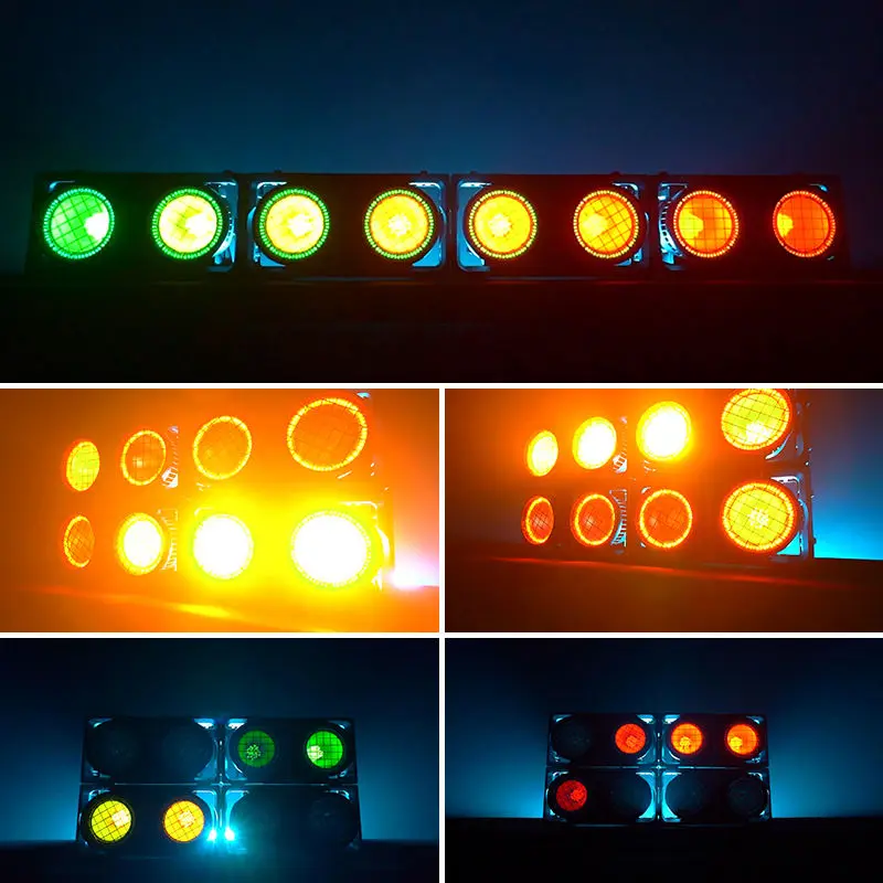 Outdoor Waterproof 500W RGBLAC OUTDOOR LED BLINDER LIGHT P65 Piecable for Concerts Party Concerts Outdoor Weddings — image 7