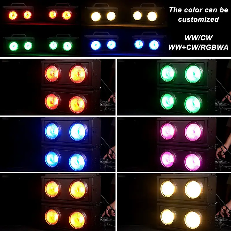 Customizable 2 Eye Blinder Light Audience Light Blinder Led Audience Blinder Light with Tungsten Filament Effect for Con — view 3