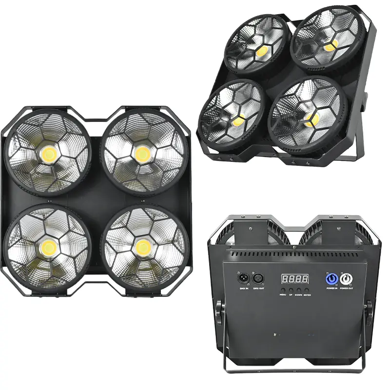 AOPU 50W * 4 Eyes Led Warm Par Cob Stage Blinder Light Audience Light Blinders Stage Light for Concernt — image 6