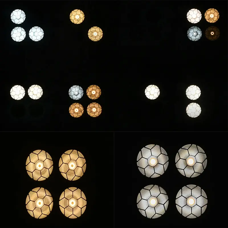 AOPU 50W * 4 Eyes Led Warm Par Cob Stage Blinder Light Audience Light Blinders Stage Light for Concernt — image 7