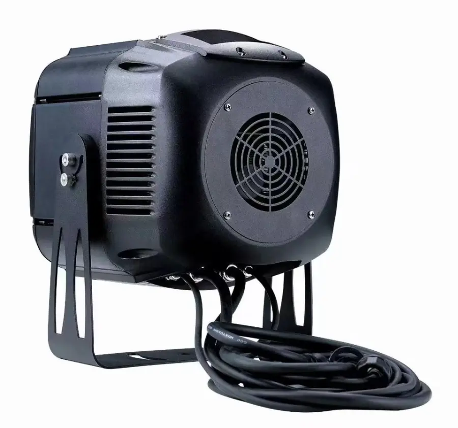 AOPU 200W RGBW LED Customized Logo Gobo Projector Light IP65 Waterproof Rotating Led Logo Projector Light for Outdoor — image 6