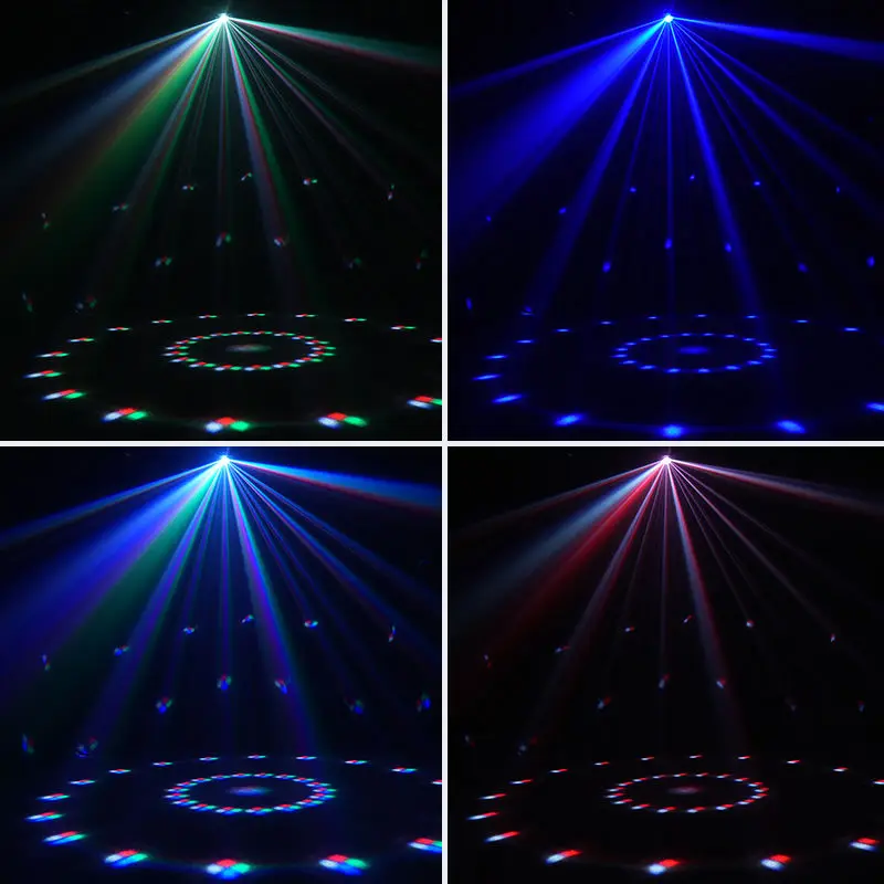 AOPU 50W RGBW Magic Ball Light Purple Light With Strobe Effect Red and Green Laser Lights for Night Club Bar Paerty — image 6