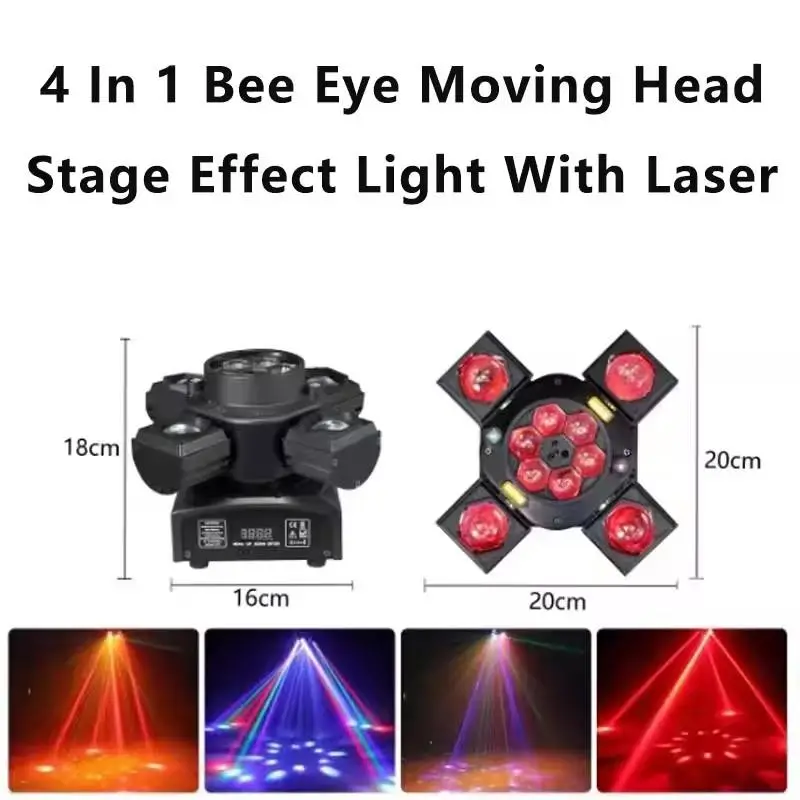 AOPU Popular Product 80W Stage Lights Moving Head Disco Laser Light Stage Lights Bar for DJ Club Party — image 3