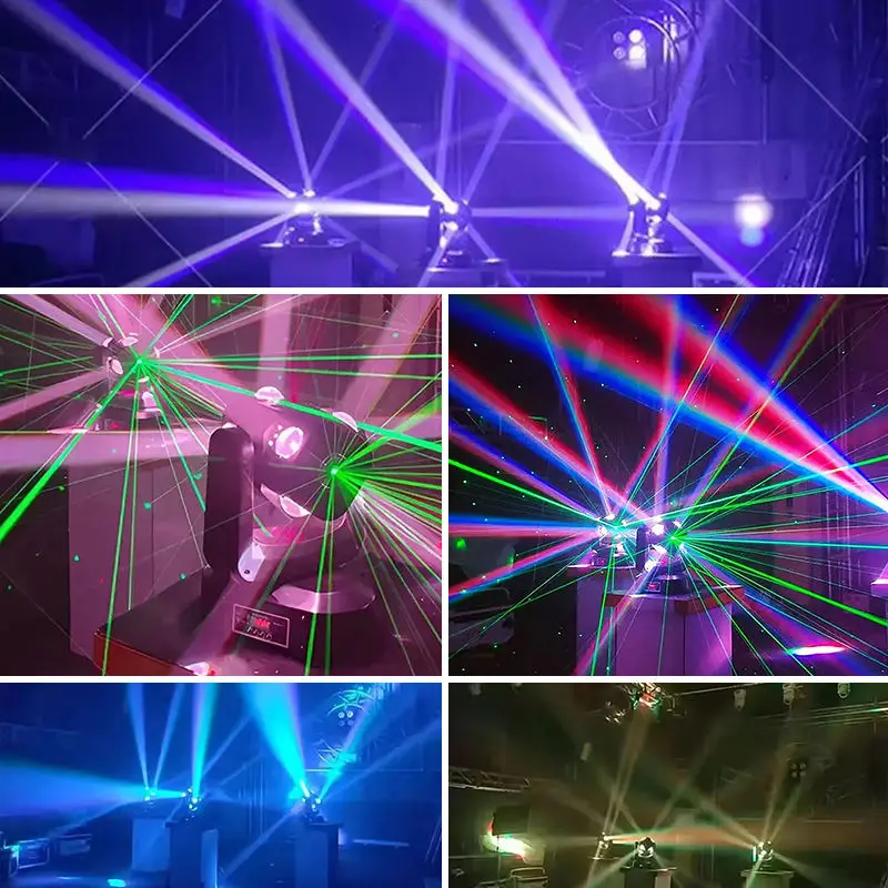 Professional Night Club Stage RGBW LED Moving Head Beam Light for DJ Dance Floor Strobe Lighting — image 7