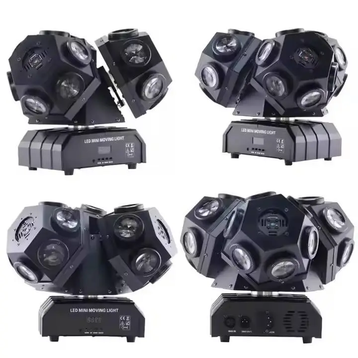 AOPU Three Heads Beam Moving Head 18pcs Creep Lamp Bar Ktv Disco Stage Lighting Led Dj Equipment Laser Light — image 3