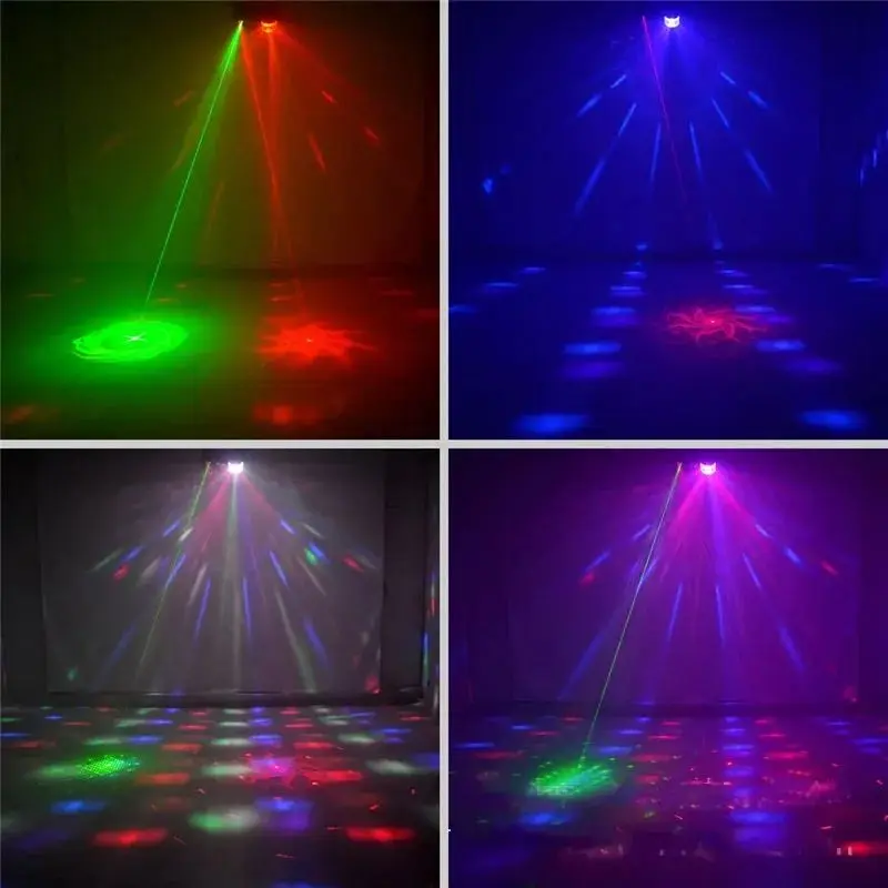 High Power LED Laser Strobe DJ Lights 20W Stage Effect Light in Red White and Green DMX512 Control Mode for KTV and Disco — image 6