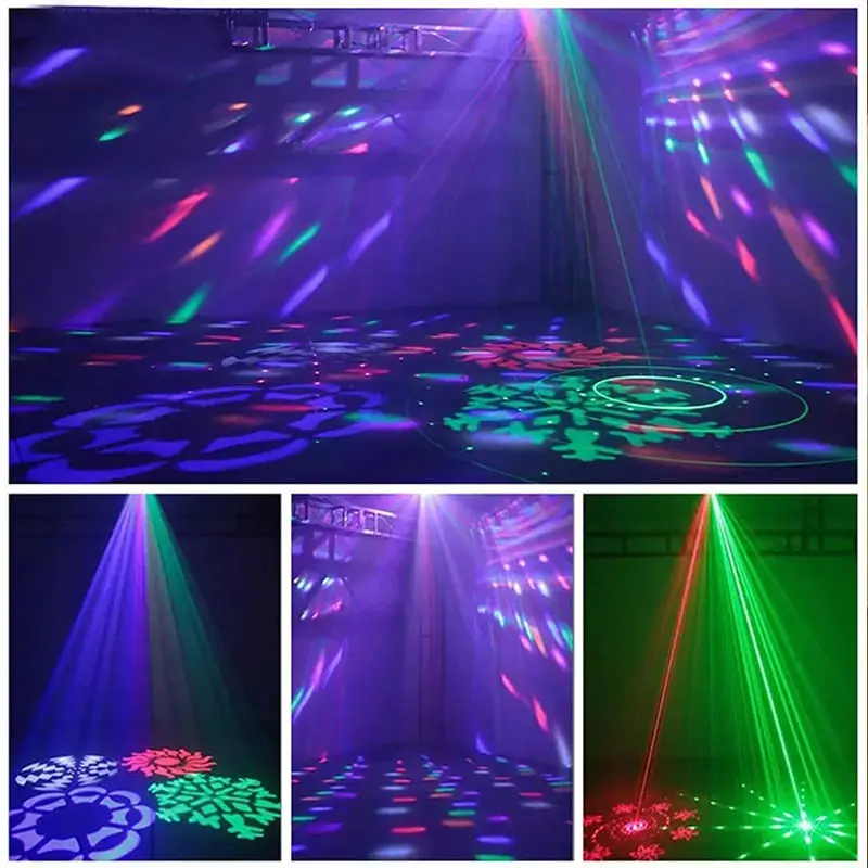High Power LED Laser Strobe DJ Lights 20W Stage Effect Light in Red White and Green DMX512 Control Mode for KTV and Disco — image 7