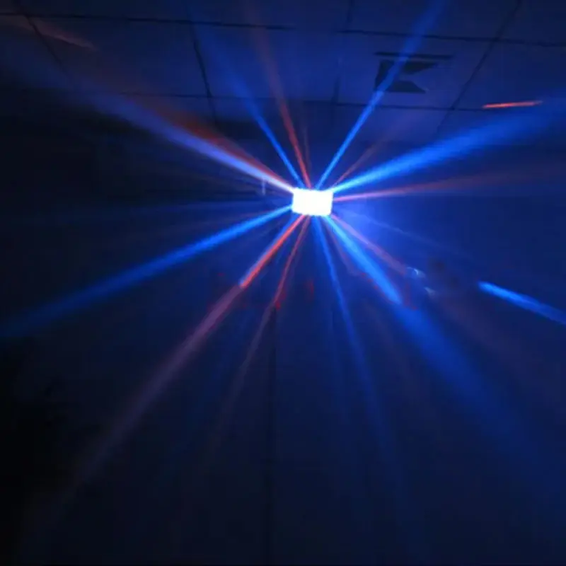 Stage Disco Lighting Remote Control KTV Bar Party RGBW Led Strobe Flash Butterfly Power Stage Effect Light Laser Light — view 5