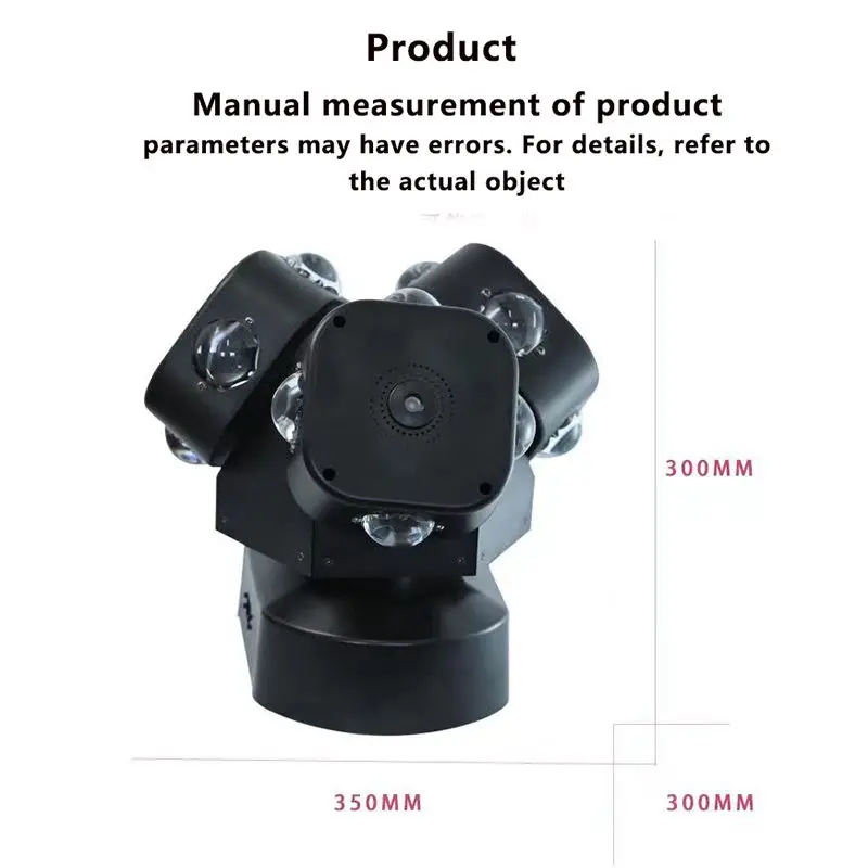 AOPU New RGBW 12x10W 6 Armed Ceiling Laser Light DJ Laser Light Price Laser Heads Beam Light for KTV Christmas — image 3