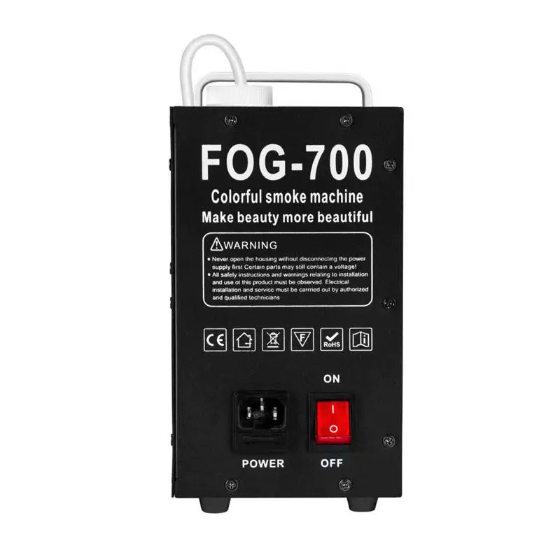 700W DJ Equipment Fog Machine Smoke Machine With Wired Remote Control DJ Disco Party — view 3