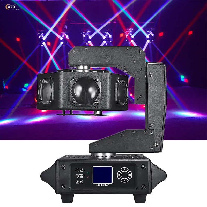 AOPU Infinity Rotation 6pcs 40W RGBW LED Scan Beam Moving Head Light 6pcs 40W RGBW LED Scan Beam Led Scanner — view 1