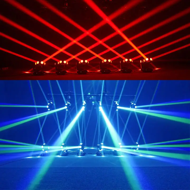 AOPU Infinity Rotation 6pcs 40W RGBW LED Scan Beam Moving Head Light 6pcs 40W RGBW LED Scan Beam Led Scanner — view 3