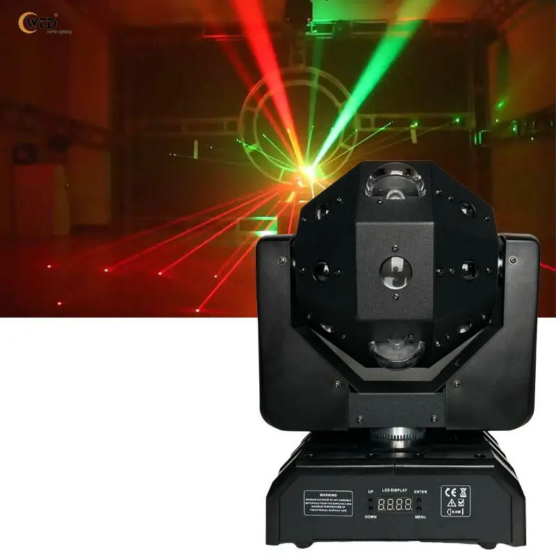 AOPU 100W Moving Head Pattern Light 100 Watts Ball LED Football Lase Laser Lights for Night Club DJ Disco — view 1