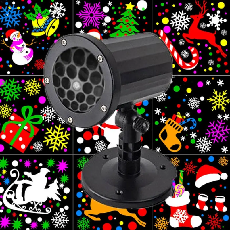 AOPU 4*1W RGBW or White Gobo Projector Outdoor Christmas Light Waterproof for Family Party Bar — view 1