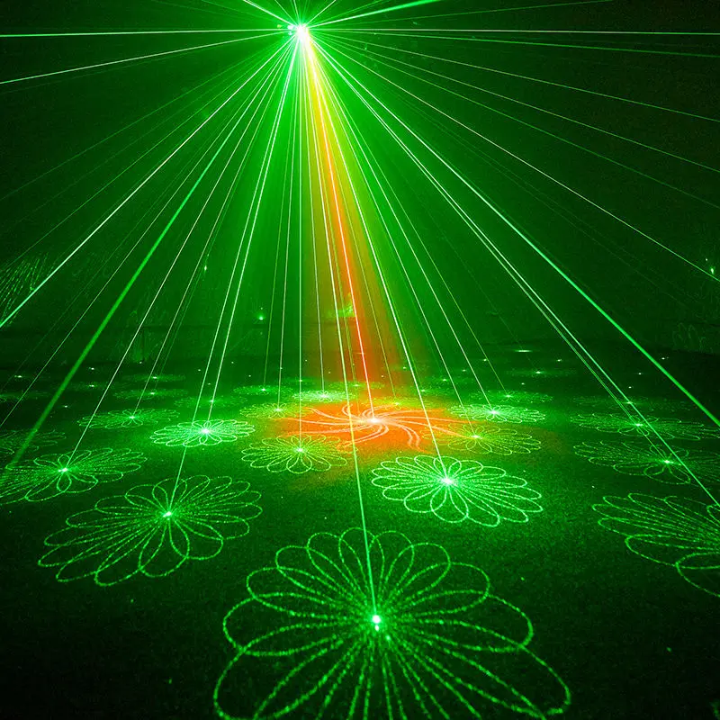 AOPU Multiple Effects 4In1Mini Effect Light With Magic Ball LED Strobe Pattern Red Green Laser Light — image 7