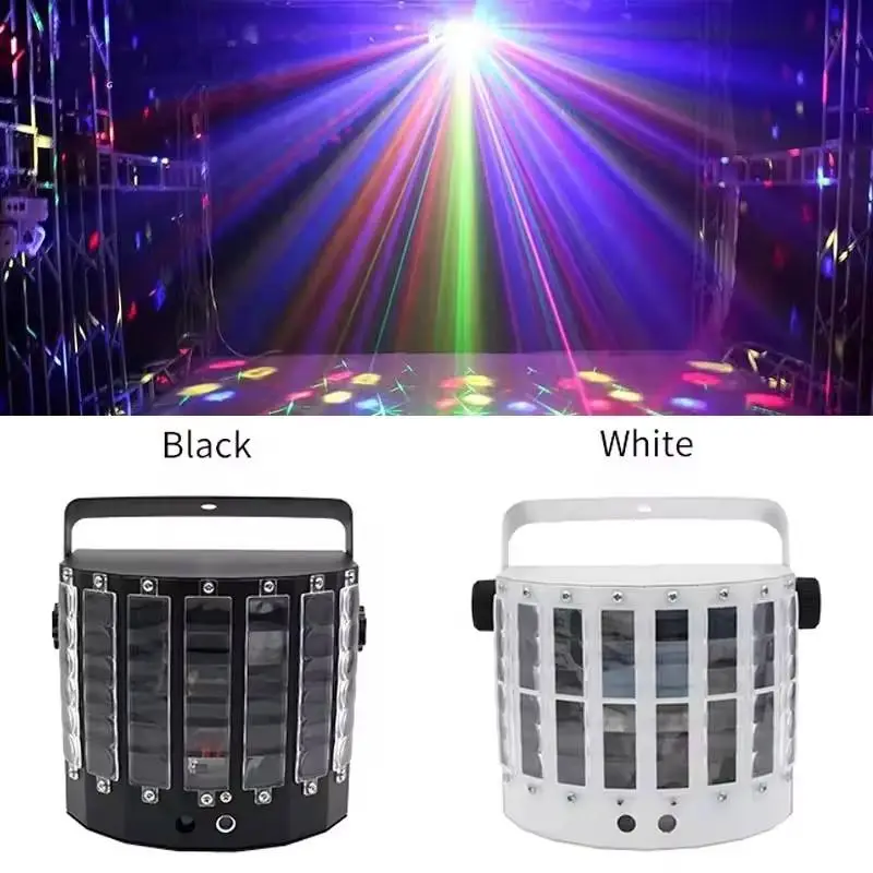 AOPU 2In1 Laser Butterfly Disco Lights Flash Beam DJ Butterfly Lights With Remote Control Party DJ Lights for Night Club Stage — image 6