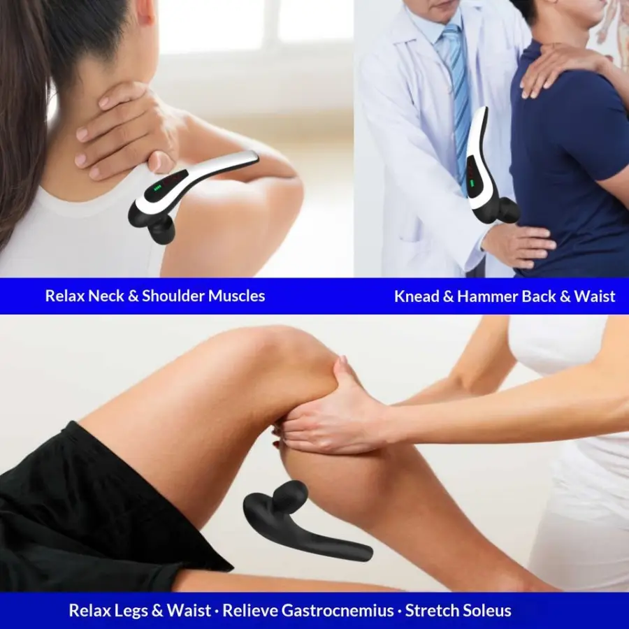 Mini High-Power Rechargeable Massage Gun with Musical Function and Stepless Speed Adjustment for Body Muscle Relaxation — image 4