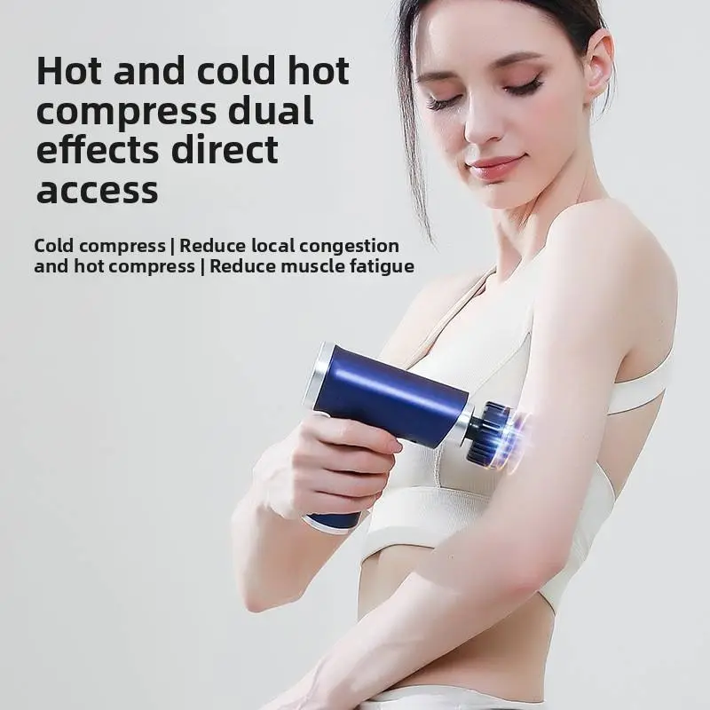 Portable Electric Massager Small Mini Fascia Gun for Body Home Fitness Muscle Relaxation Massage Tool — image 3