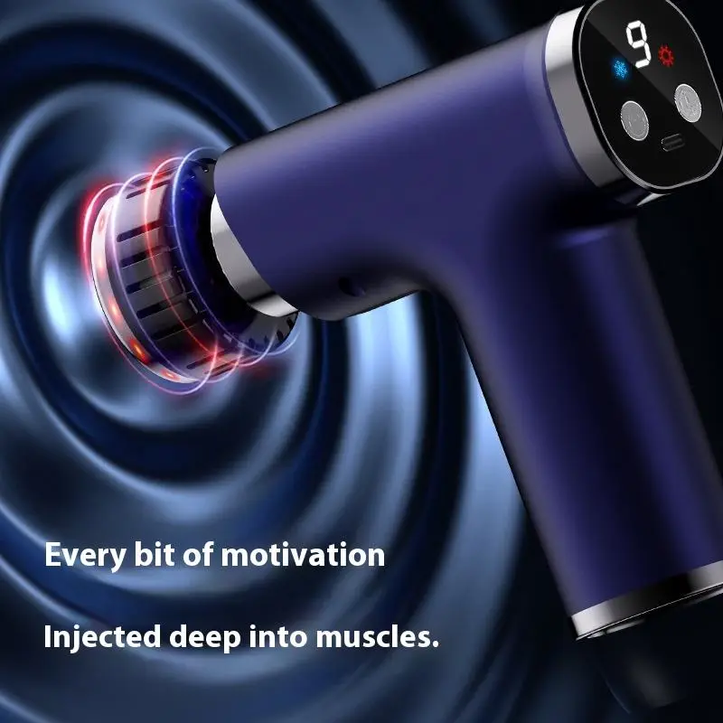Portable Electric Massager Small Mini Fascia Gun for Body Home Fitness Muscle Relaxation Massage Tool — image 4